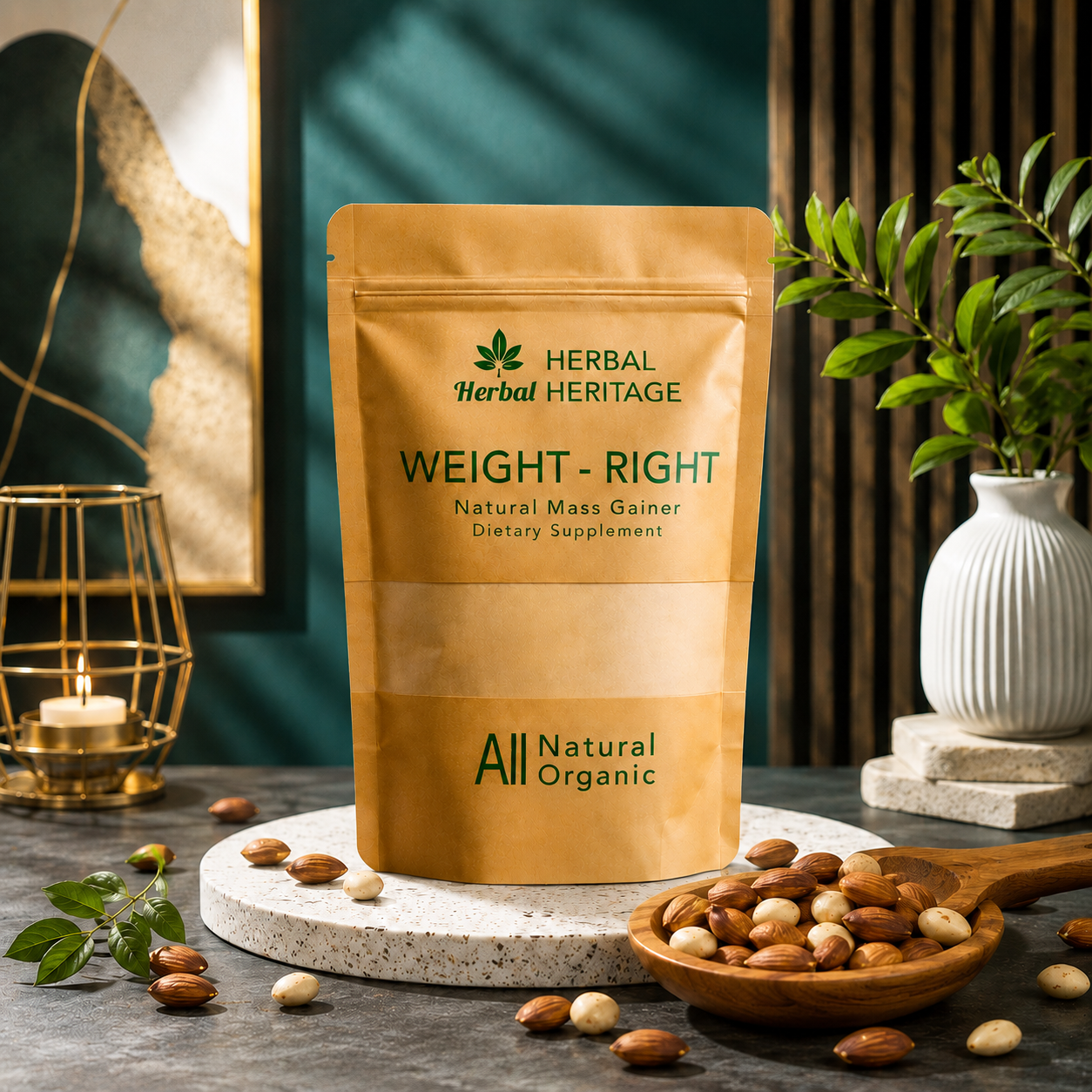 Weight-Right Natural Mass Gainer Powder
