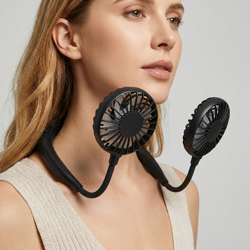 USB Rechargeable Neck Cooling Fan